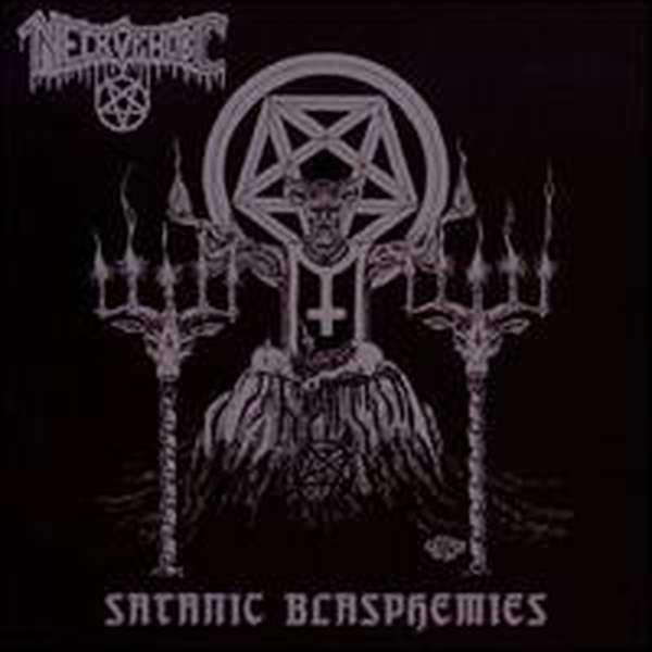 Necrophobic – Satanic Blasphemies cover artwork