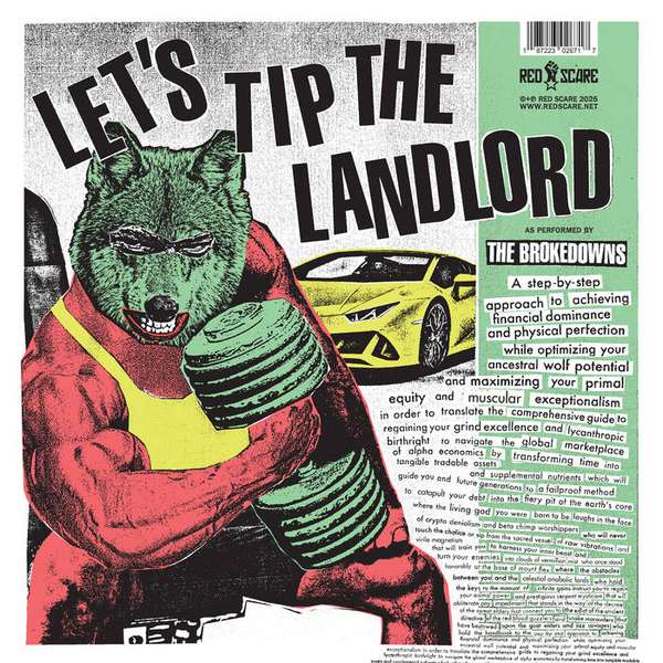 The Brokedowns &ndash; Let's Tips The Landlord cover artwork