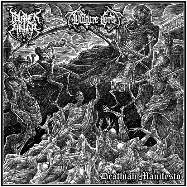 Black Altar/Vulture Lord – Deathiah Manifesto cover artwork