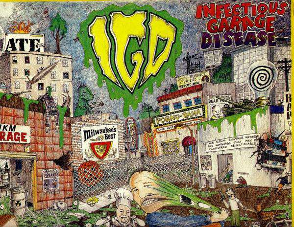 Infectious Garage Disease – Self Titled cover artwork