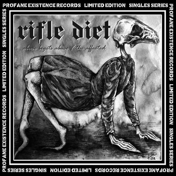 Rifle Diet – Abuse Begets Abuse / The Affected cover artwork