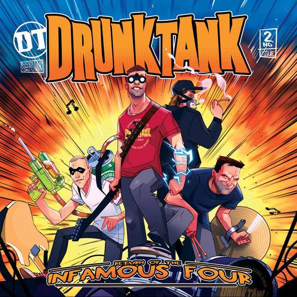 Drunktank – Return Of The Infamous Four cover artwork